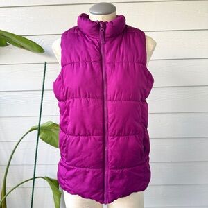 Old Navy Puffer Vest – Juniors XXL Purple‎